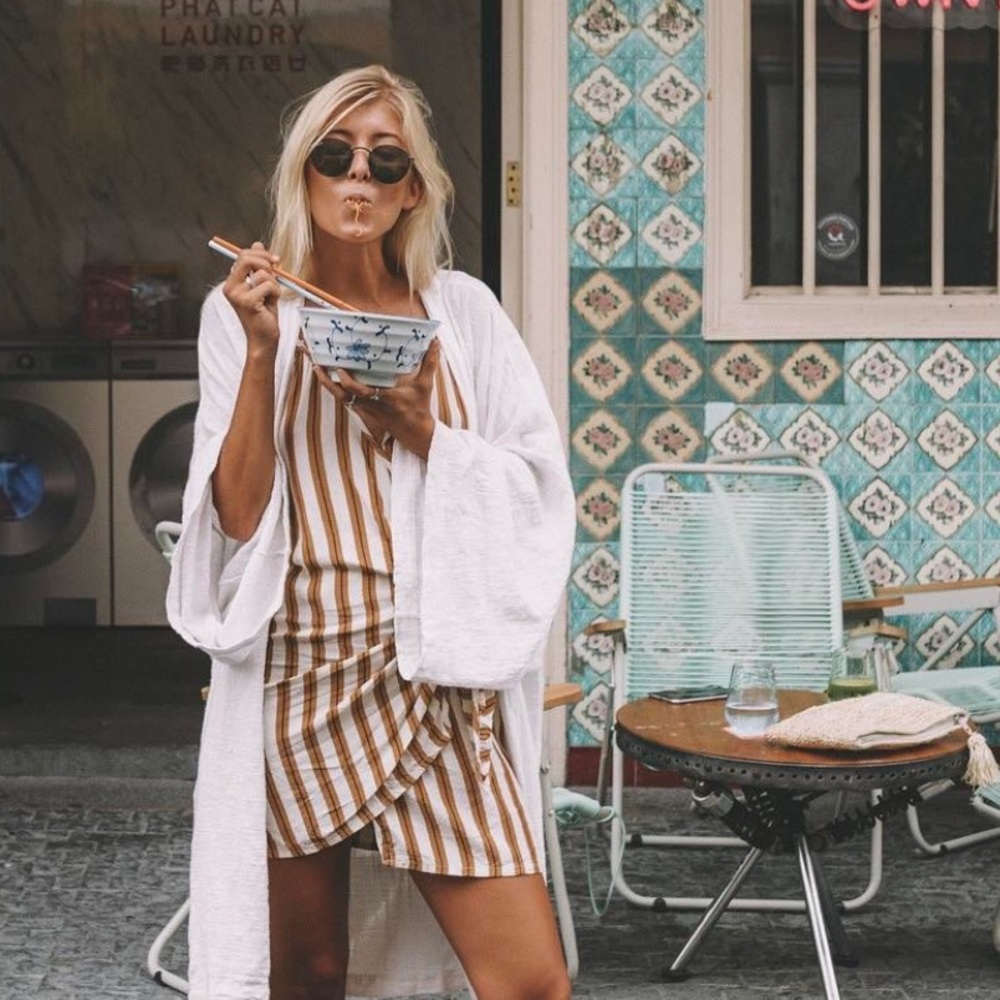 Faithfull the Brand Kara wrap dress